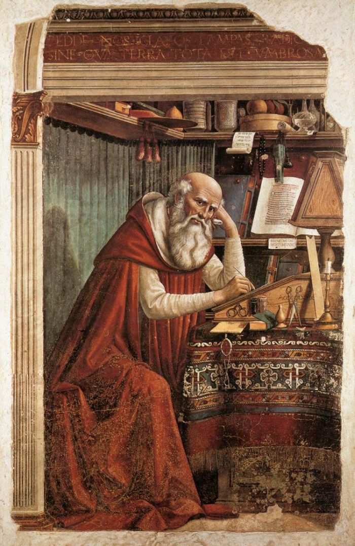 Saint Jerome in his Study