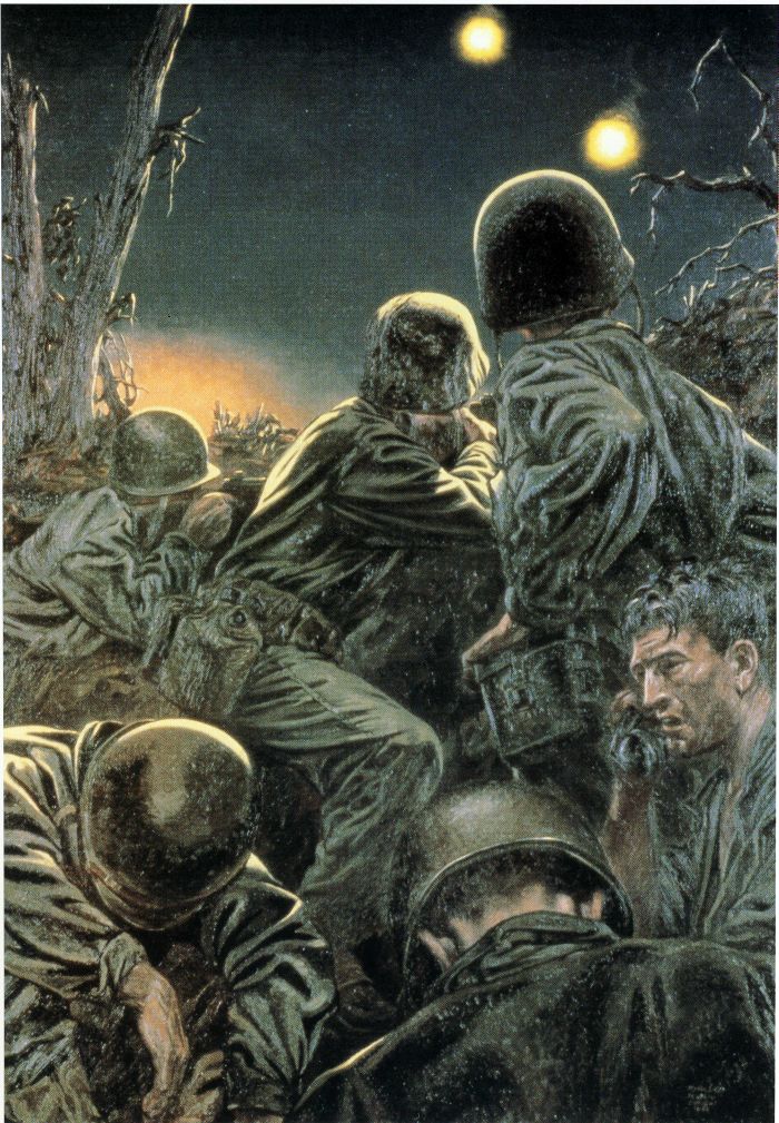 Marines on Alert in Peleliu