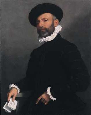 Portrait of a Man holding a Letter (L &#39;Avvocato)