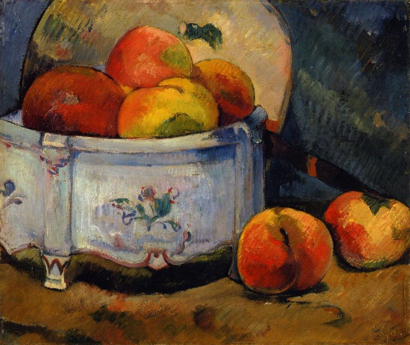 Still Life with Peaches