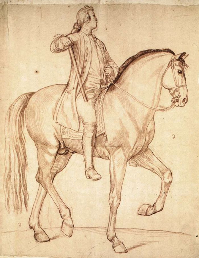 Study for the Equestrian Statue of Louis