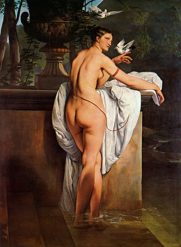 Venus Playing with Two Doves