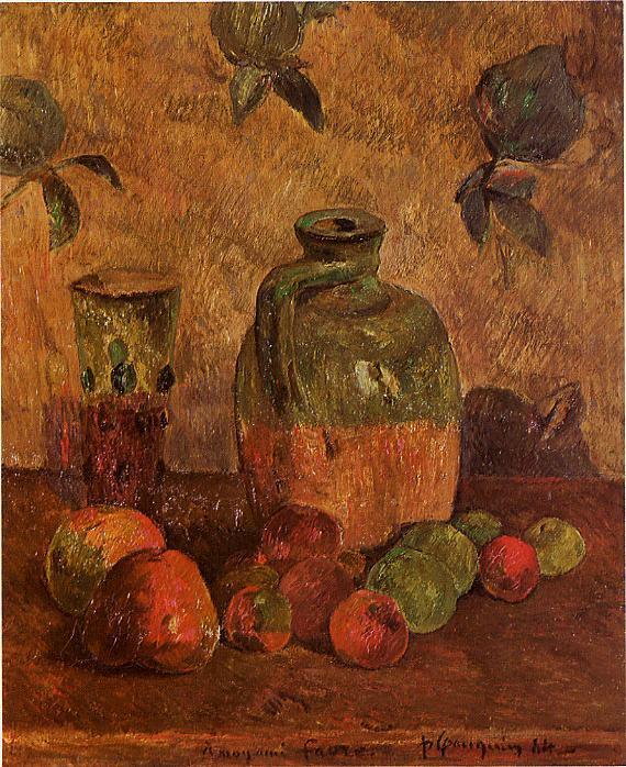 Apples, Jug, Iridescent Glass