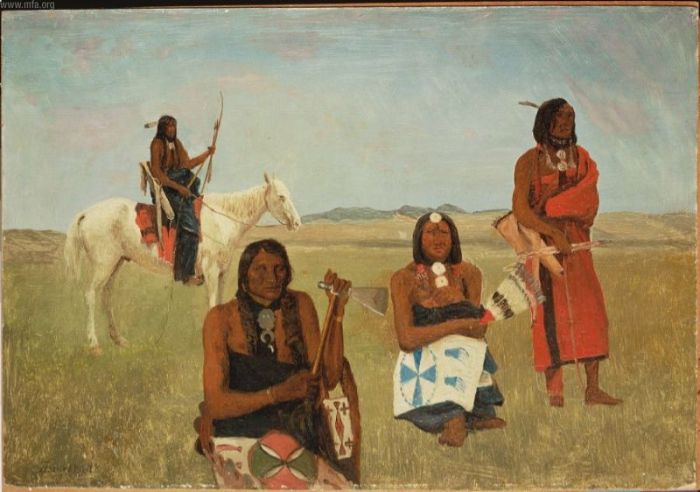 Indians Near Fort Laramie