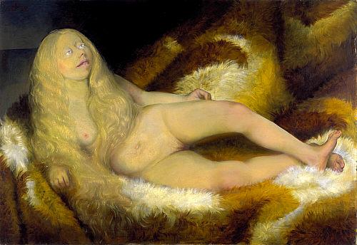 Nude Girl on a Fur