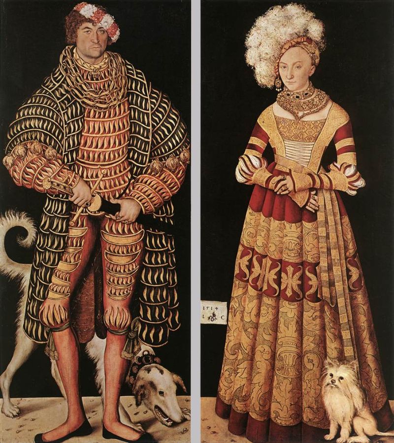 Portraits of Henry the Pious, Duke of Saxony, and his Wife Katharina von Mecklenburg