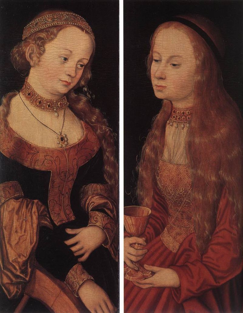 Saint Catherine of Alexandria and Saint Barbara