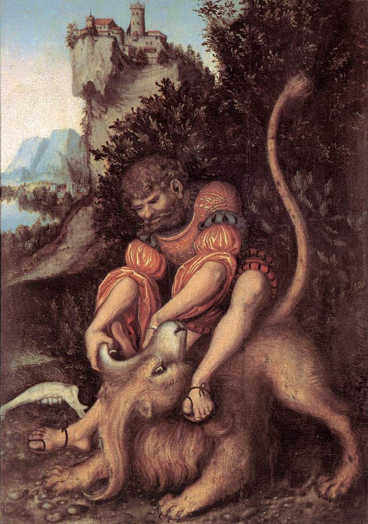 Samson&#39;s Fight with the Lion