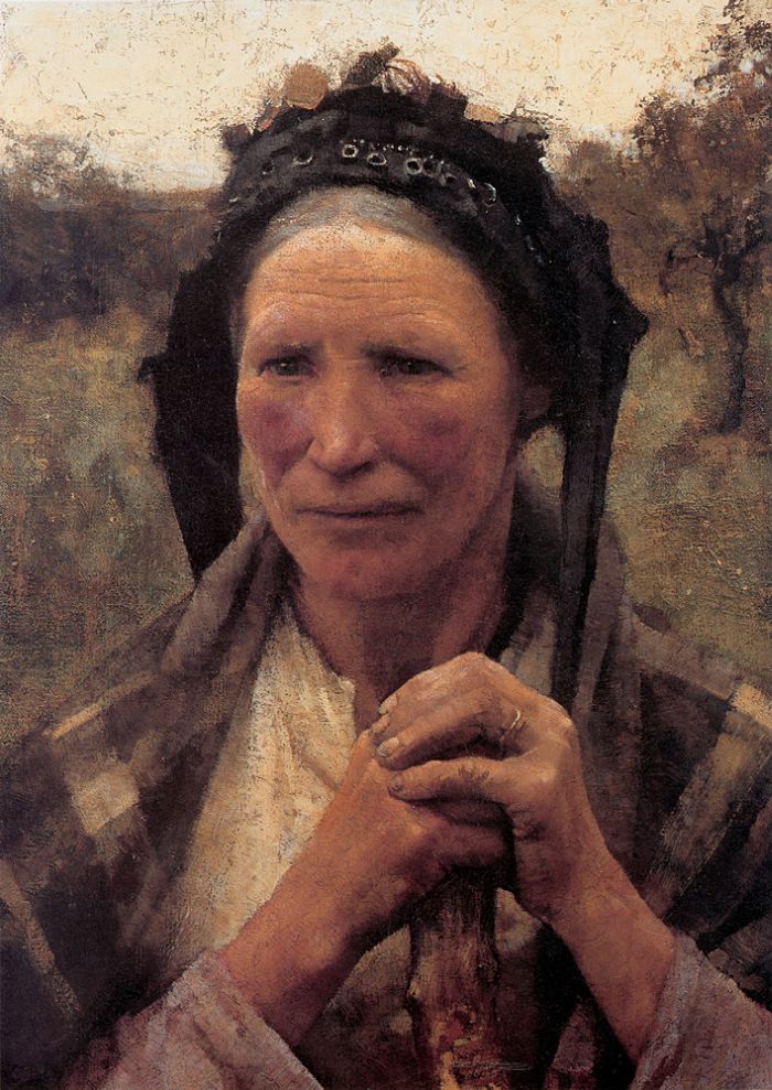 Head of a Peasant Woman