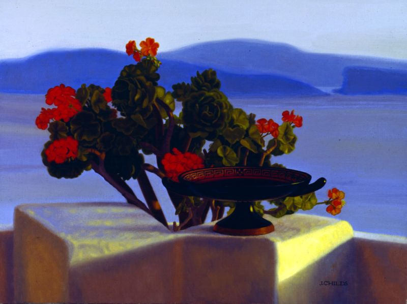 Evening Offering, Santorini