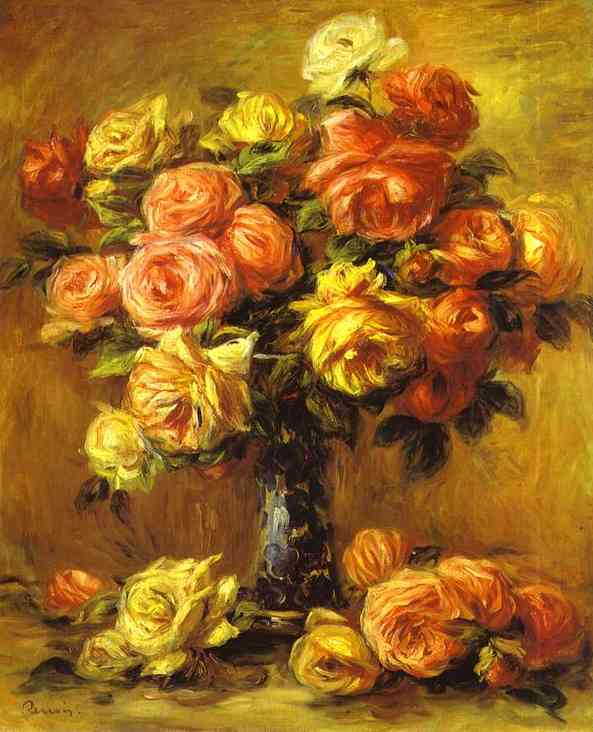 Roses in a Vase