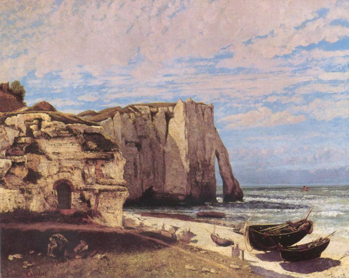 The Cliffs of ?tretat After the Storm