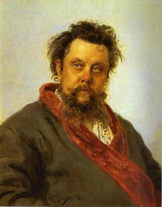 Portrait of Modest Musorgsky