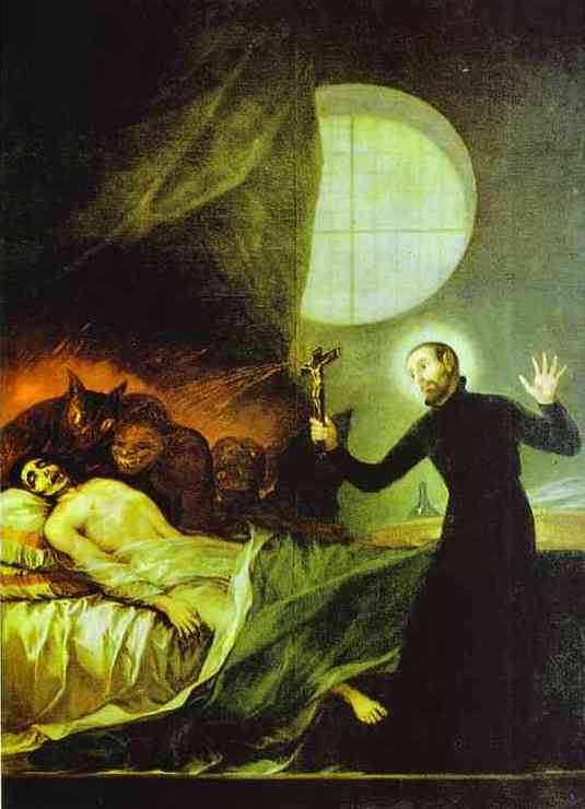 Saint Francis Borgia Exorcising