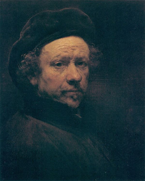 Self Portrait With Beret And Turned Up Collar