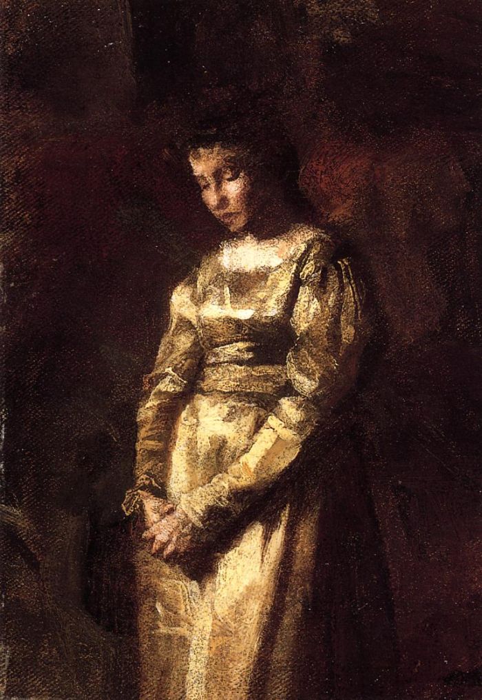 Study For Young Girl Meditating