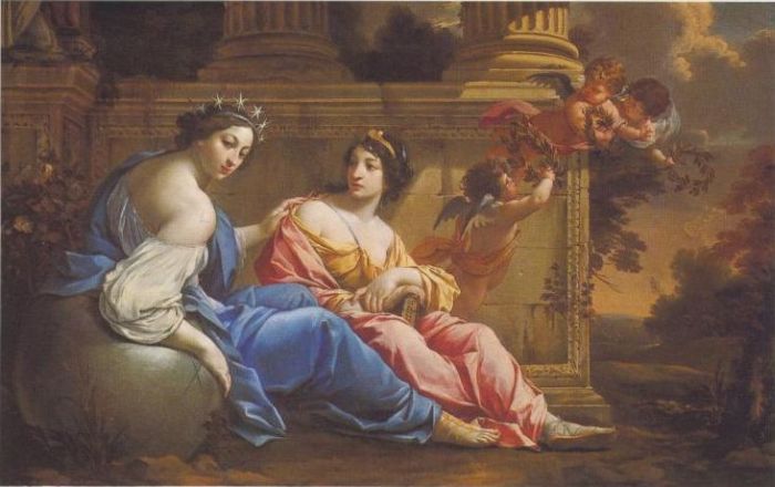 The Muses Urania And Calliope