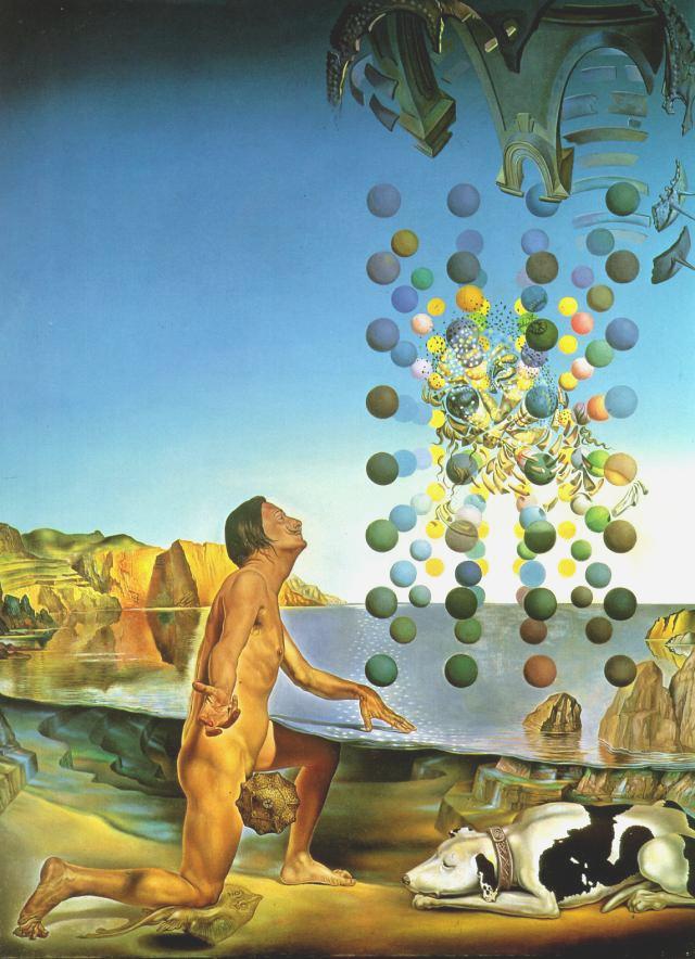 Dali Nude, in Contemplation Before the Five Regular Bodies