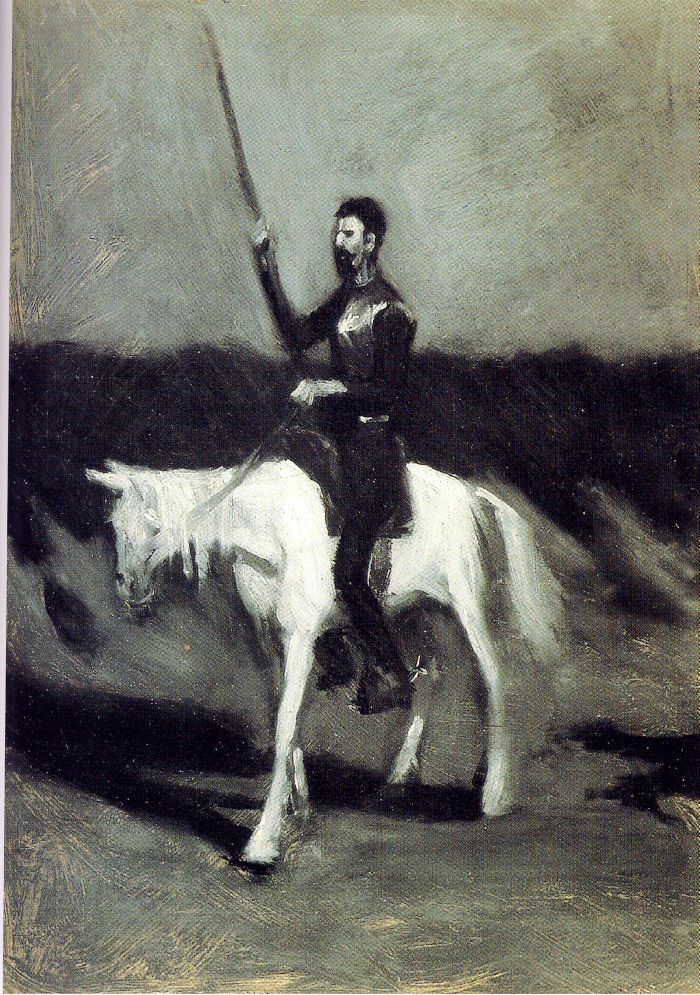 Don Quixote on Horseback