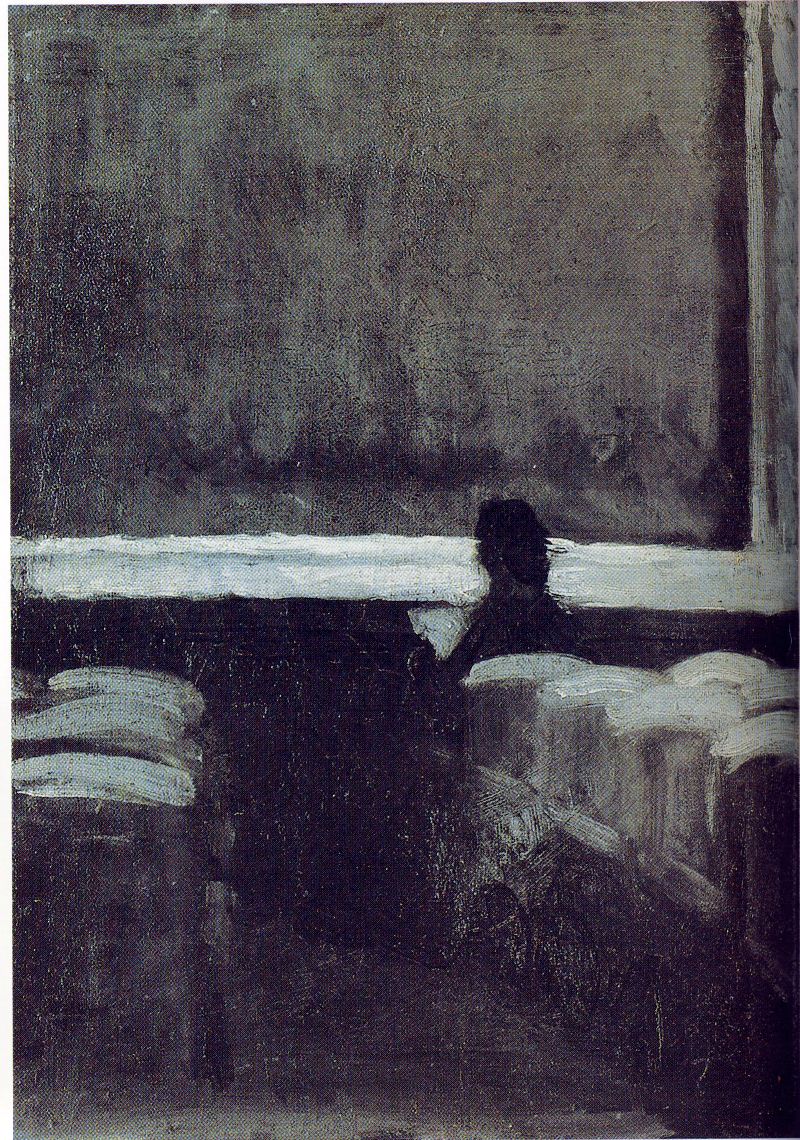 Solitary Figure in a Theatre