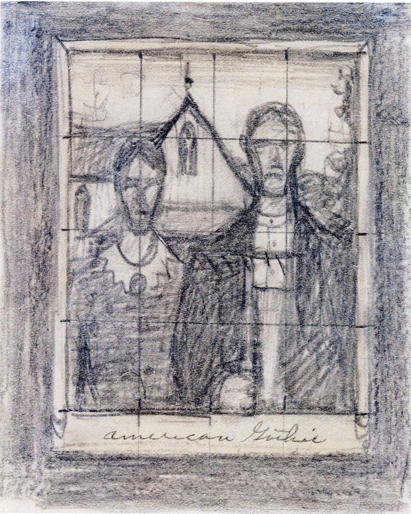 Study for American Gothic