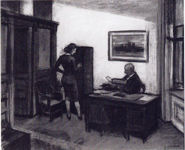 Study for Office at Night