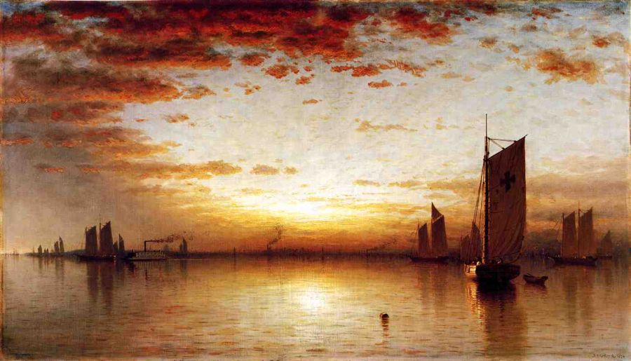 A Sunset, Bay of New York