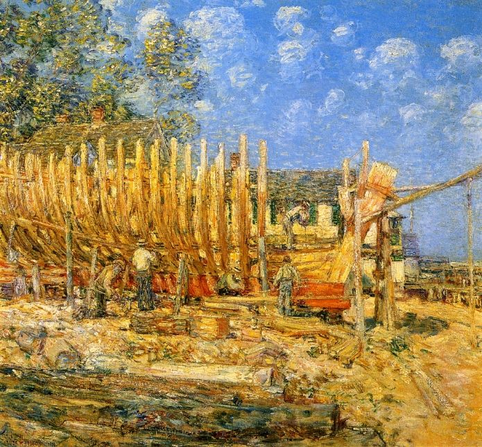 Building the Schooner, Provincetown
