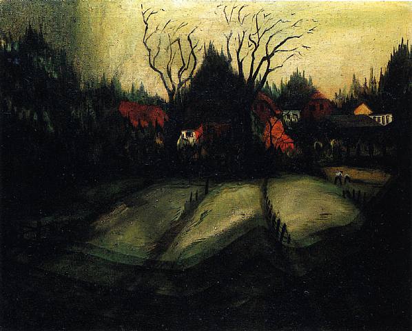 D?stere Landschaft