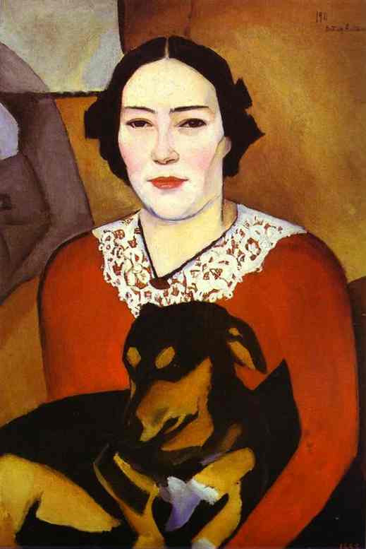Lady With A Dog, Portrait Of Esther Schwartzmann