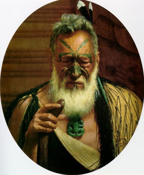 Tikitere Mihi A Chieftain of the Ngatiuenuku