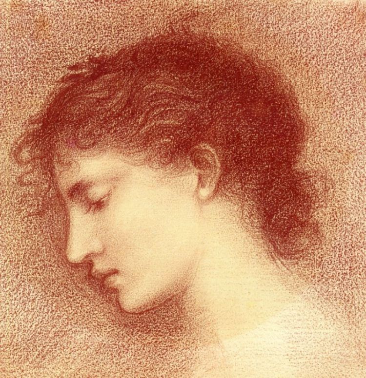 Head Study of Maria Zambaco