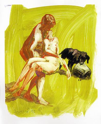 Couple With Dog