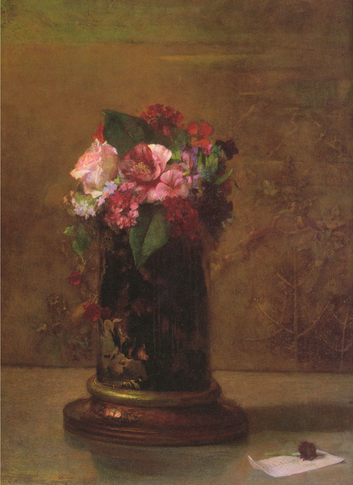 Flowers in a Japanese Vase