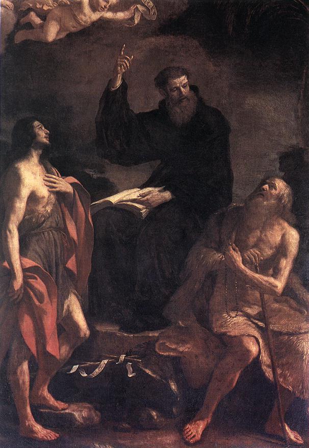 Saint Augustine, Saint John the Baptist and Saint Paul the Hermit