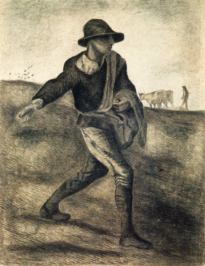 A Sower (After Millet)