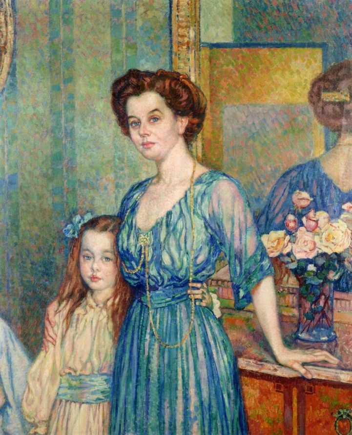 Madame Von Bodenhausen avec son enfant Luli