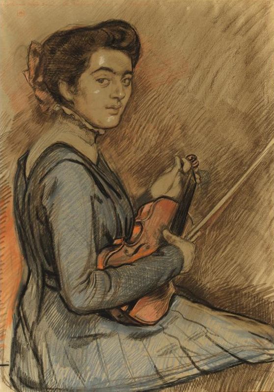 Ren?e Druet au Violon