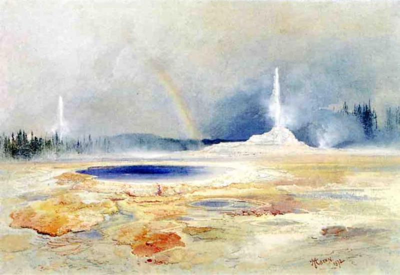 The Castle Geyser, Fire Hole Basin