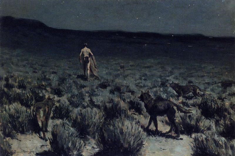 The Wolves Sniffed Along on the Trail, But Came No Closer