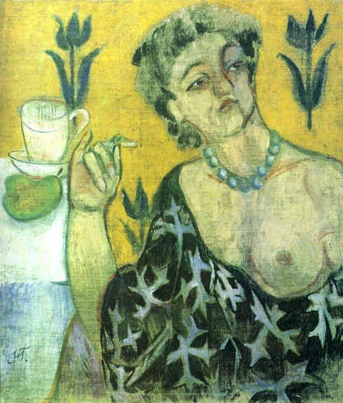 A Woman With A Cigarette