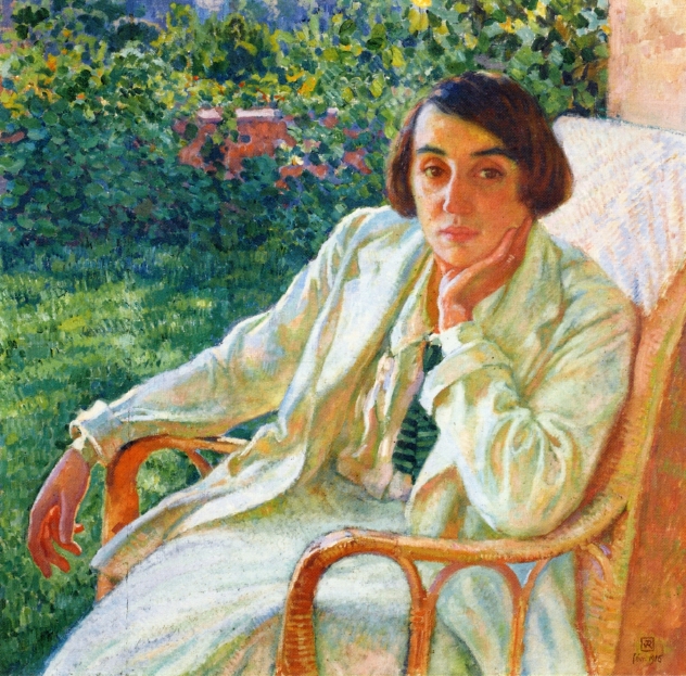 Elizabeth van Rysselberghe in a Cane Chair