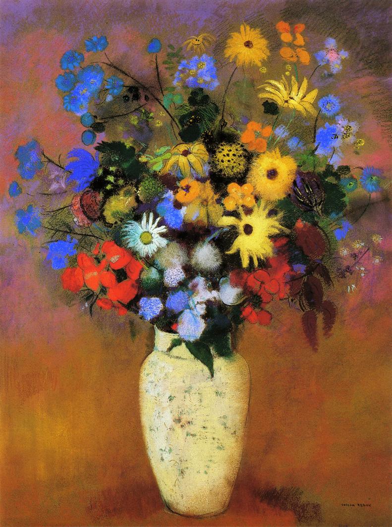 Large Bouquet in a Japanese Vase