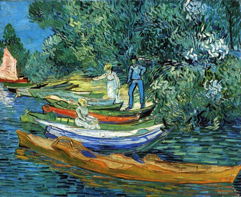 Rowing Boats on the Banks of the Oise