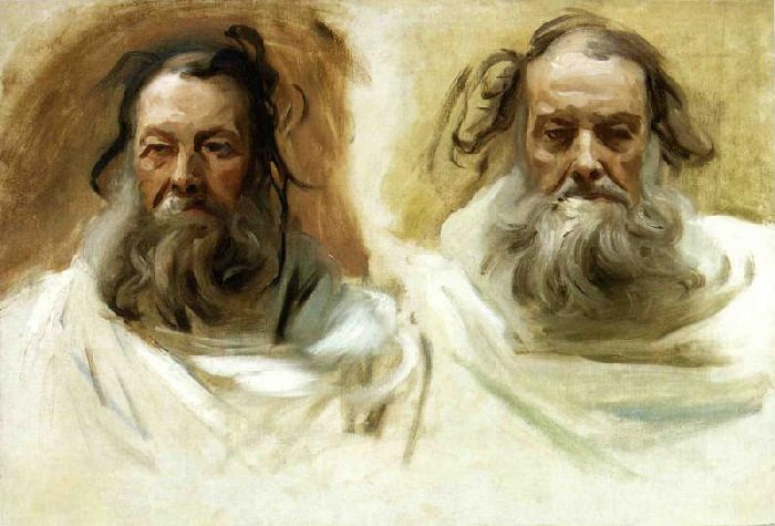 Study for Two Heads