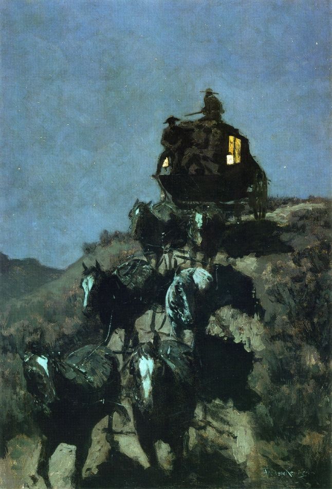 The Old Stage Coach of the Plains