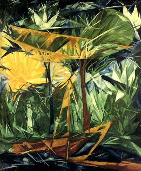 Yellow And Green Forest