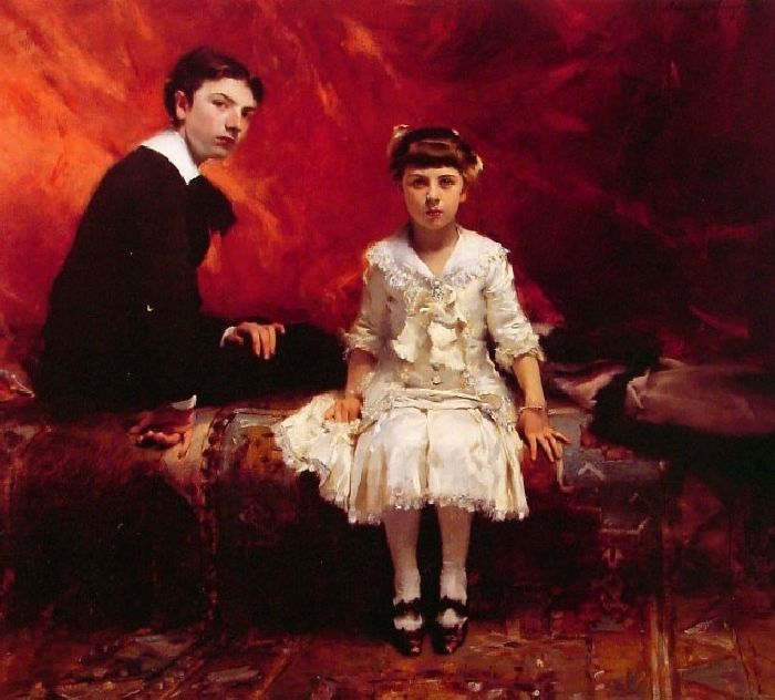 Portrait of Edouard and Marie Loise Pailleron