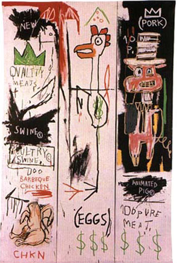 Jean-Michel-Basquiat Meats for the Public