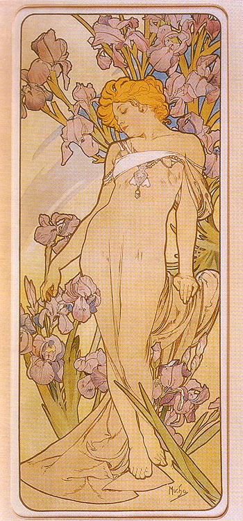 Alphonse Mucha Iris 1898